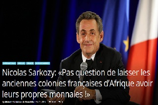  Sarkozy et le FCFA 